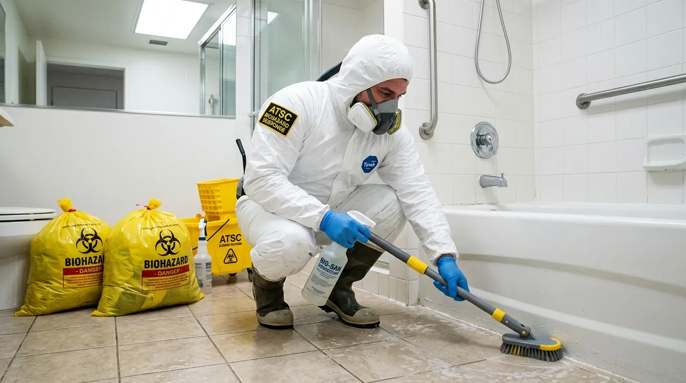 Decontamination equipment deployed for Blood Cleanup in East Elmhurst